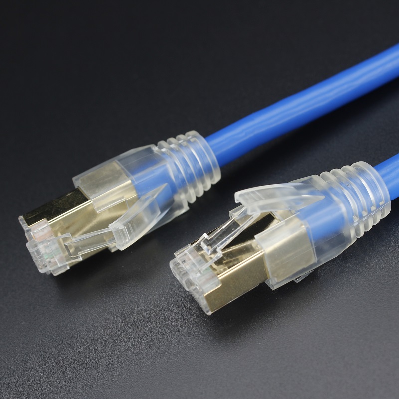 Ultra-high-speed connection: CAT8 flat Ethernet cable manufactured by Kecheng, 2000MHz Gigabit netwo