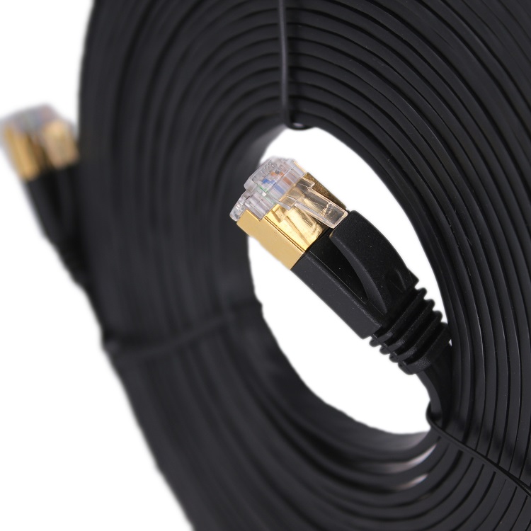 Kecheng Flat Sheild SFTP Cat7 Patch Cord Enternet Cable