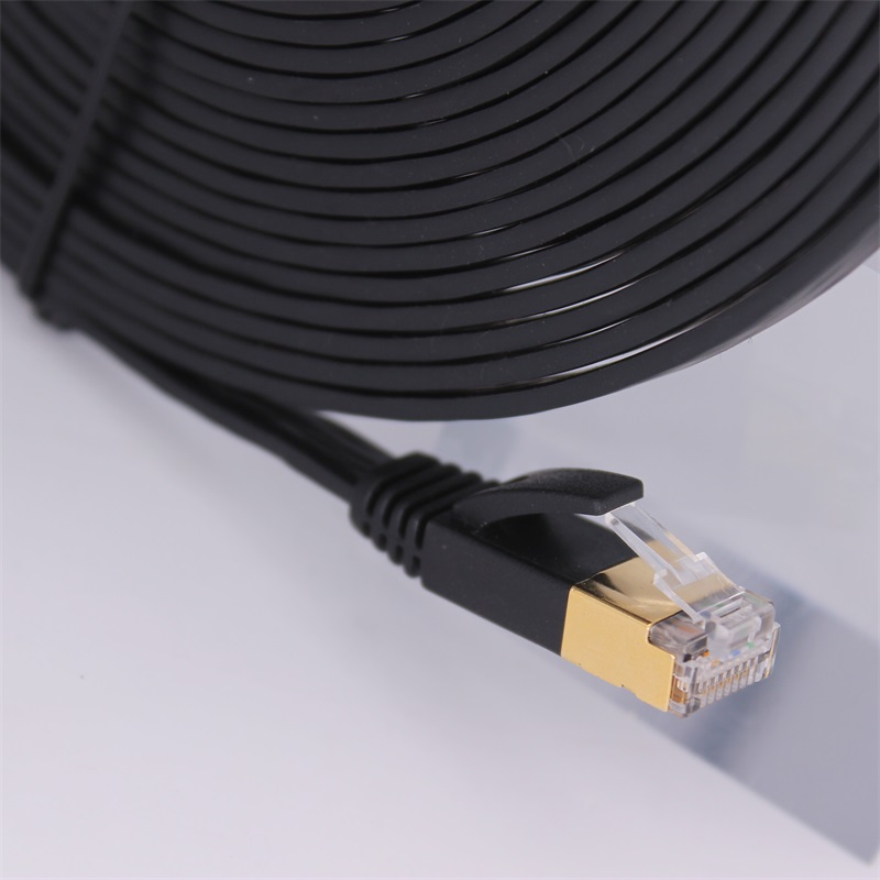 Kecheng Cat6a Network Lan Patch Ethernet Cable with Shield