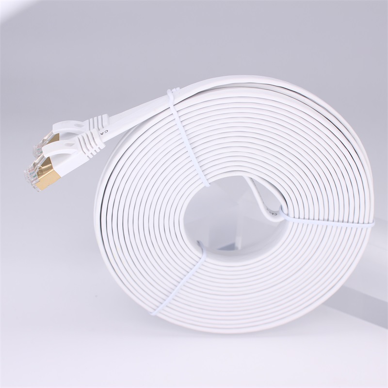  M12 Flat Sheild SFTP Patch Cord Cat6 Network Cable