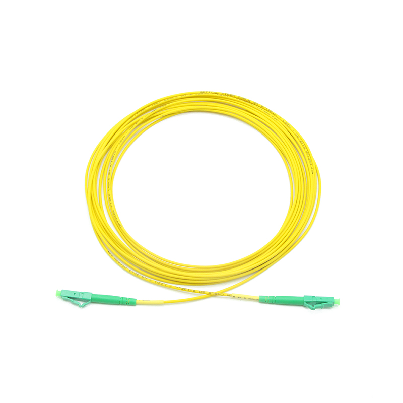 LC to LC APC Patch Cord, Simplex Singlemode Fiber Patch Cable, 2.0mm LSZH 3M