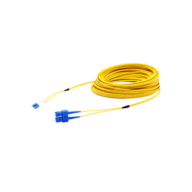 Duplex Singlemode / Multimode Flat Fiber Patch Cable in china