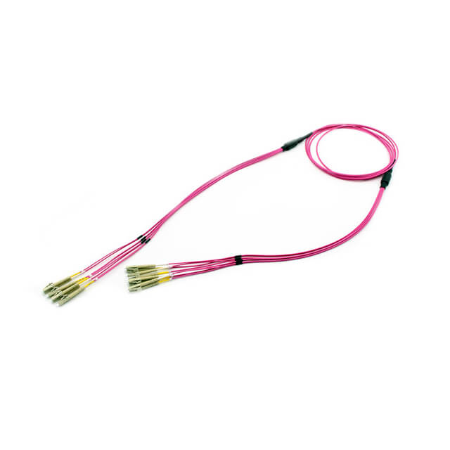 3 - 144F Pre - terminated Micro Fanout Fiber Patch Cables fiber optic products china